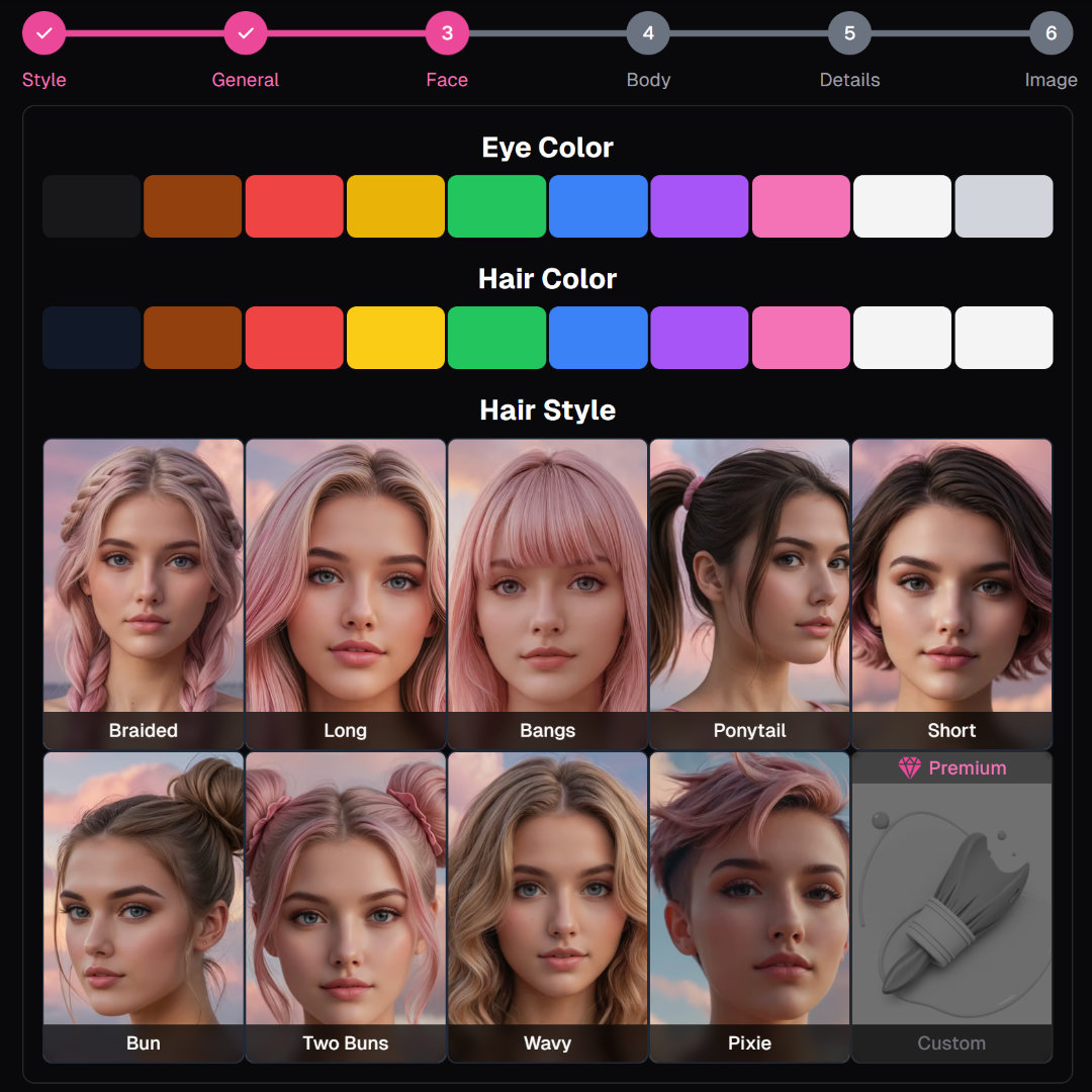 Our Dream AI girl generator